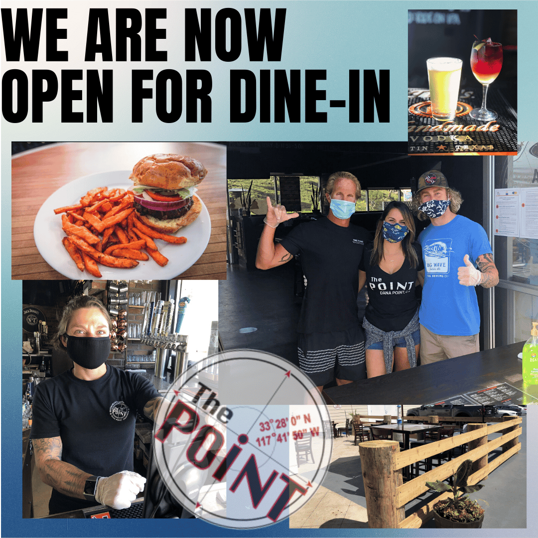 NOW OPEN FOR DINE IN!