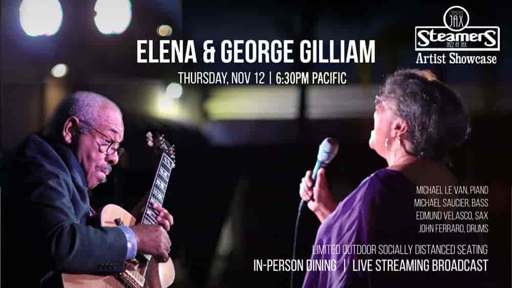 Steamers Jazz at JAX Artist Showcase: Elena and George Gilliam