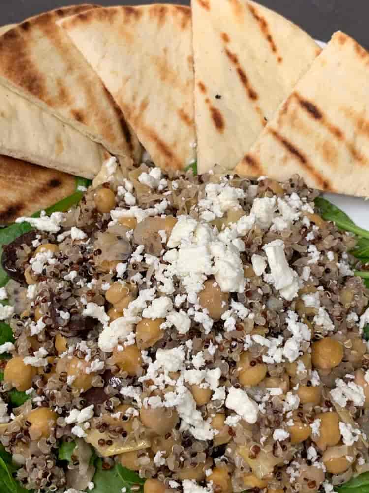 Mediterranean Quinoa Bowl (available vegan)