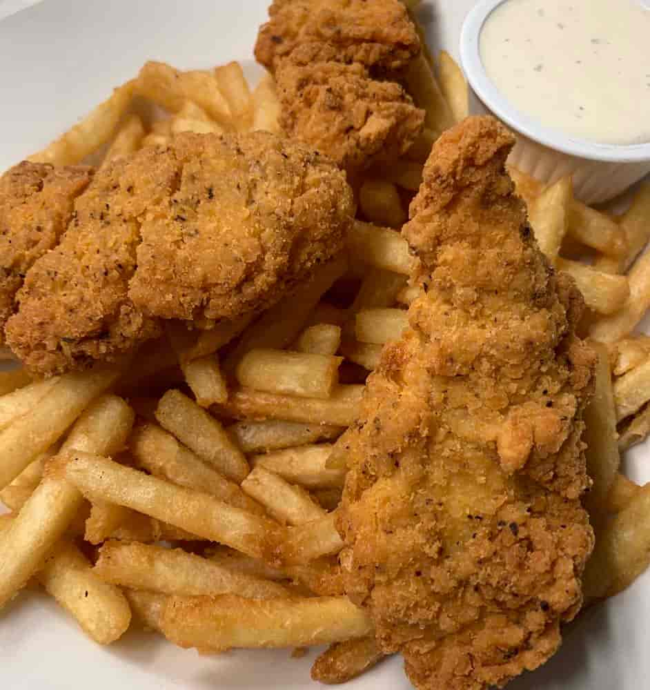 Chicken Tenders and JoJo Chips Indoor/Outdoor Dining & Curbside Carry