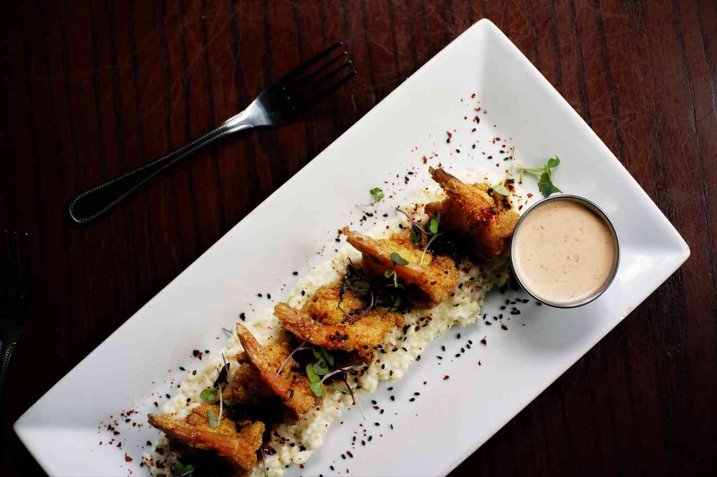***Dynamite Shrimp and Grits