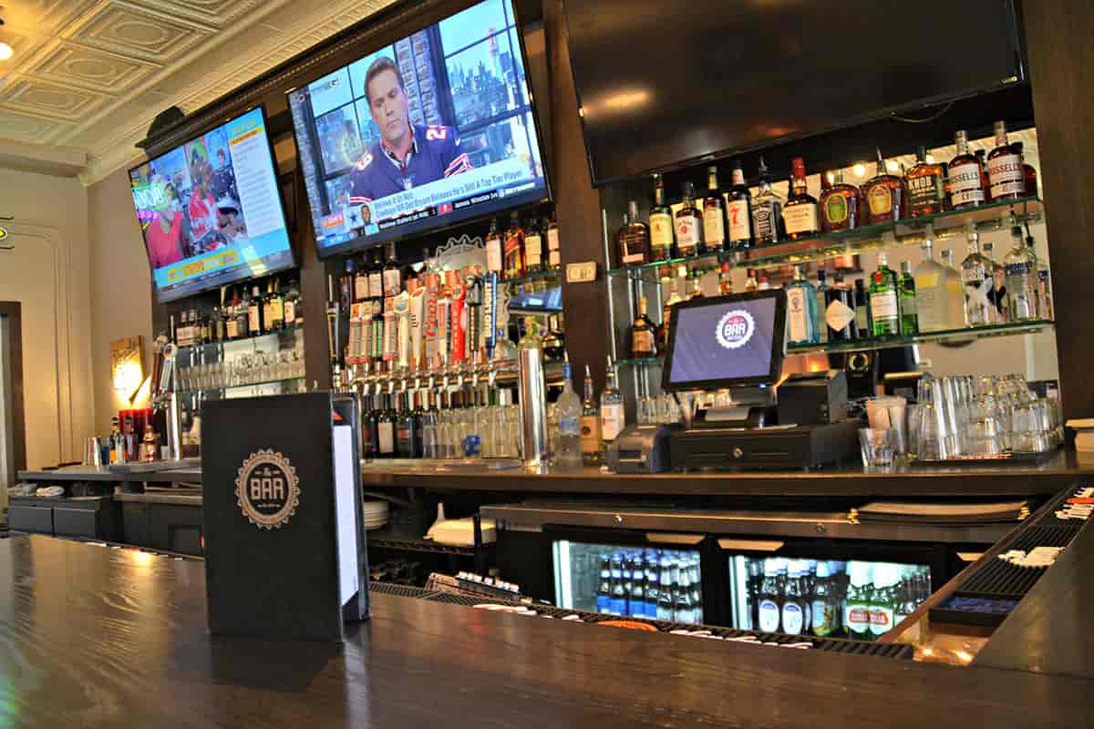 interior with bar