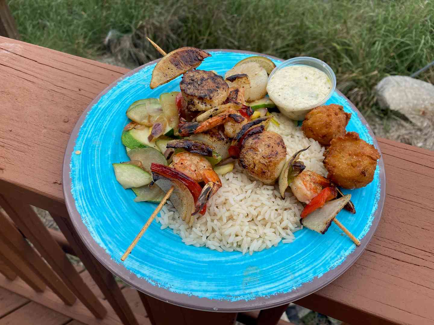 Shrimp and Scallop Kabob