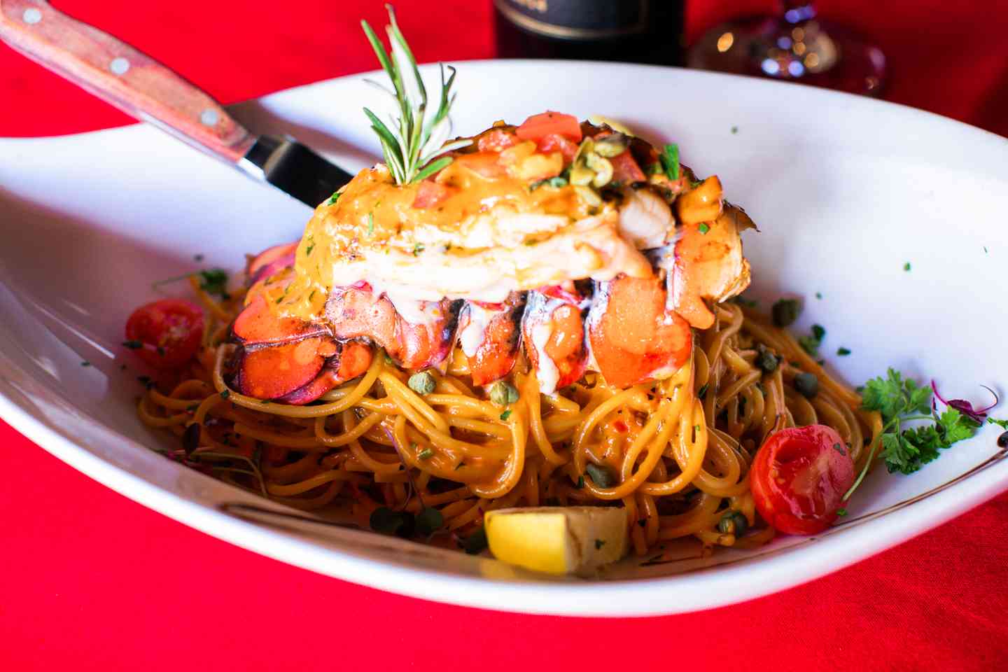 Fresh Pasta Lobster Saffron