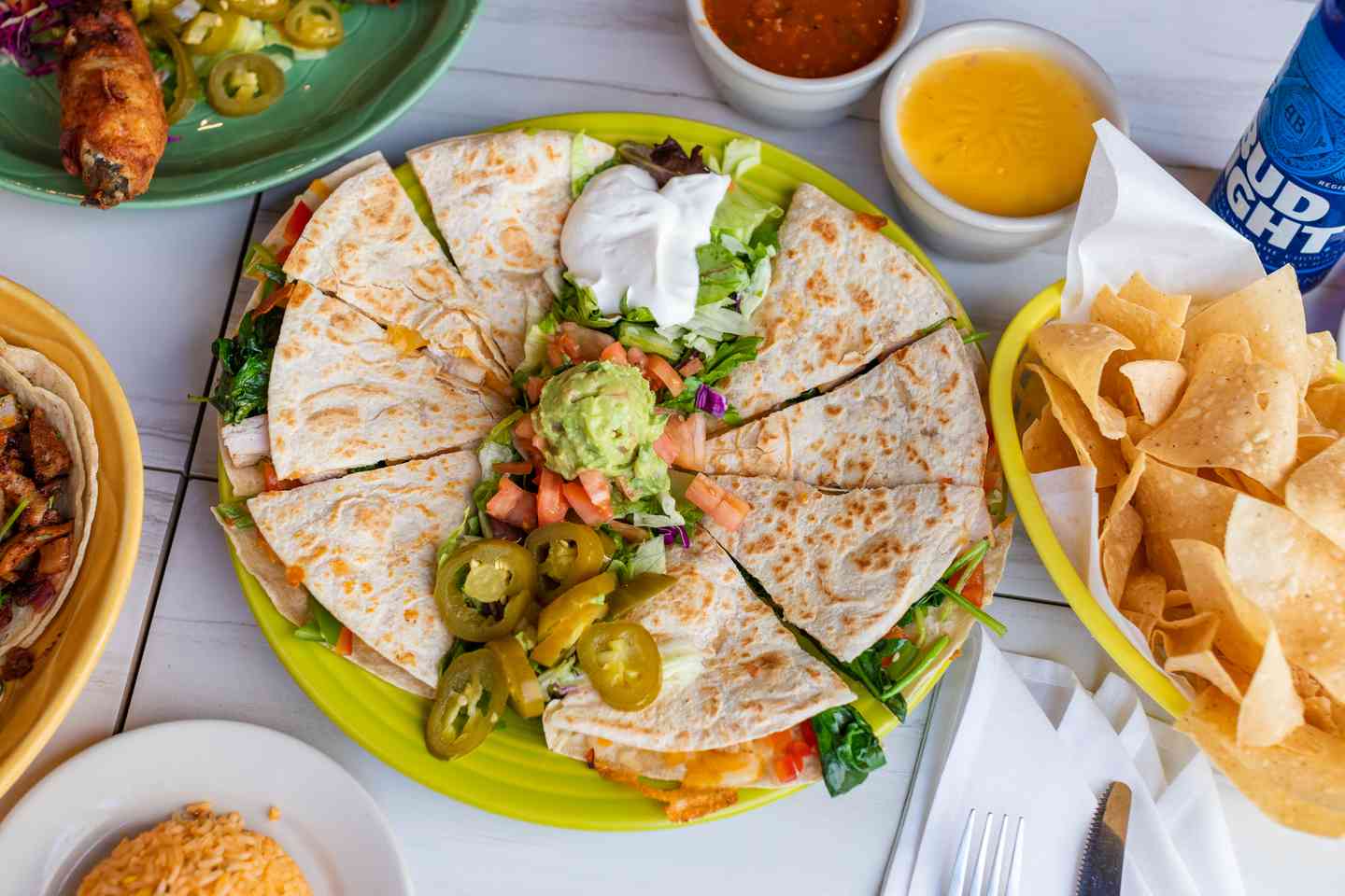 quesadillas