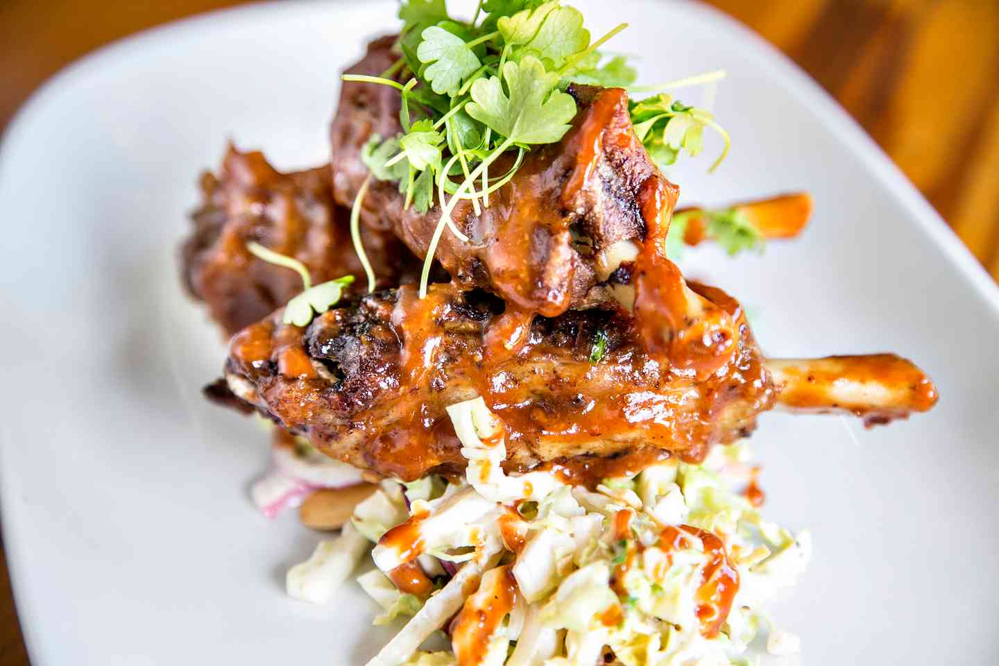 Lemon Thyme Confit Kurobuta Pork "Ribs"