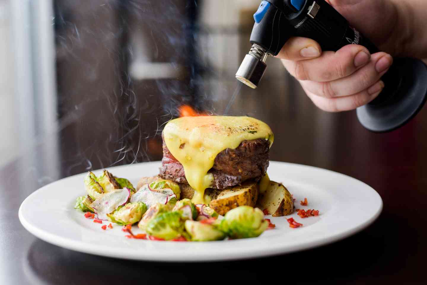 Filet with Brussle Sprouts