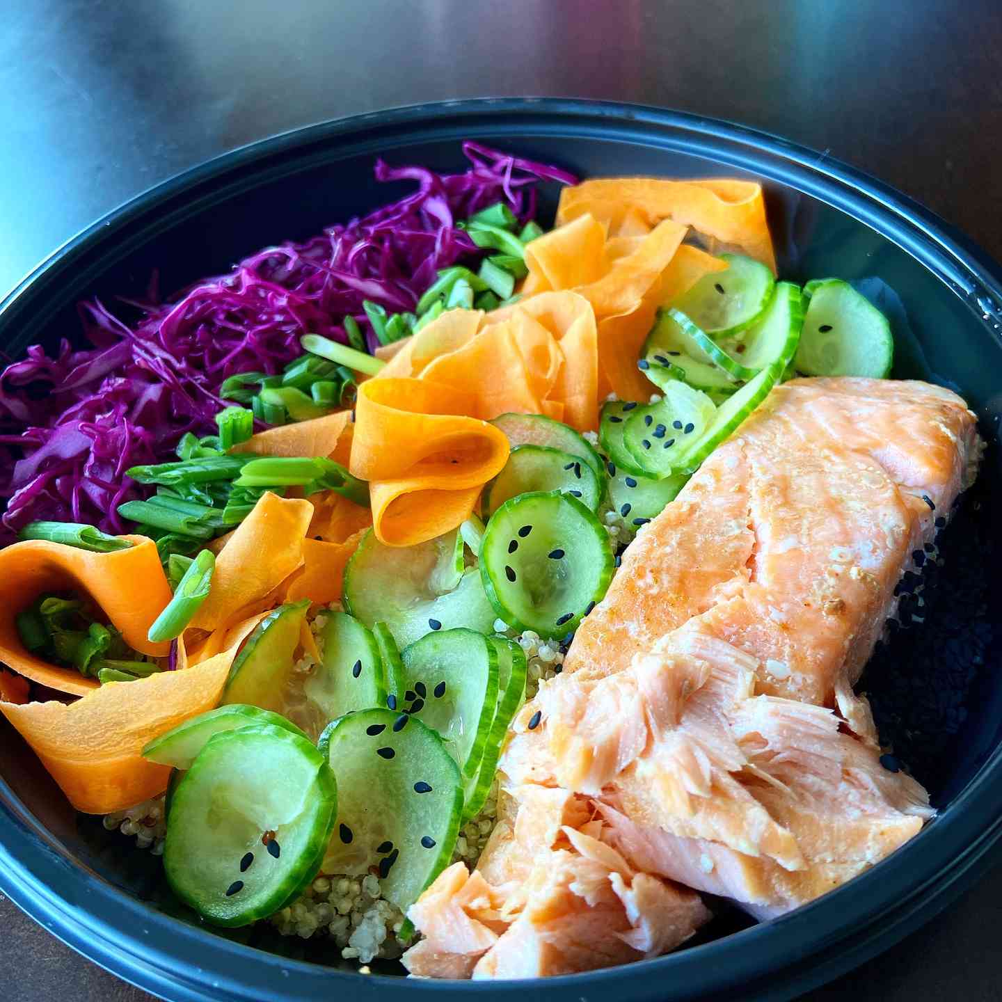 Wednesday 4/21 Chilled Salmon Poke Bowl