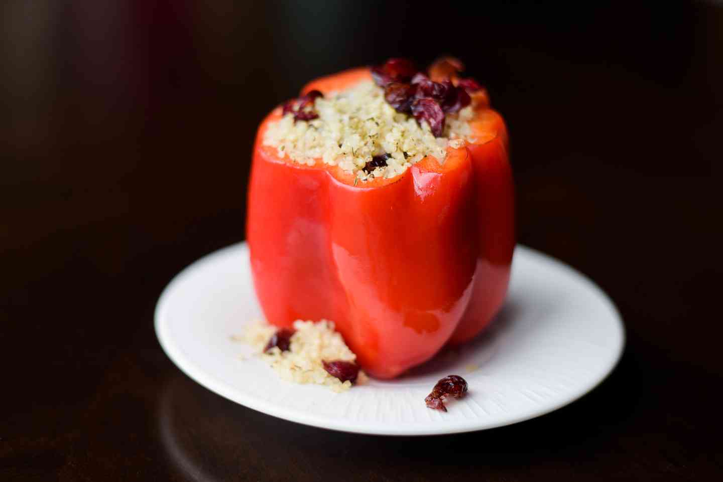 Veggie Stuffed Whole Pepper