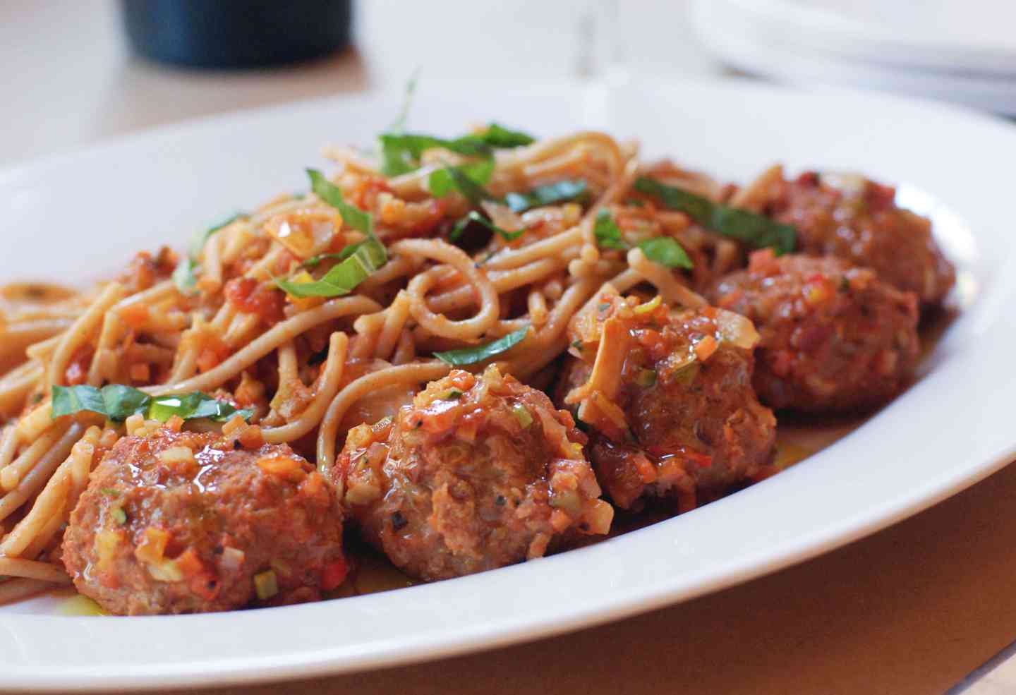 Whole Wheat Spaghettini Primavera