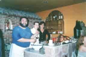 mario at table