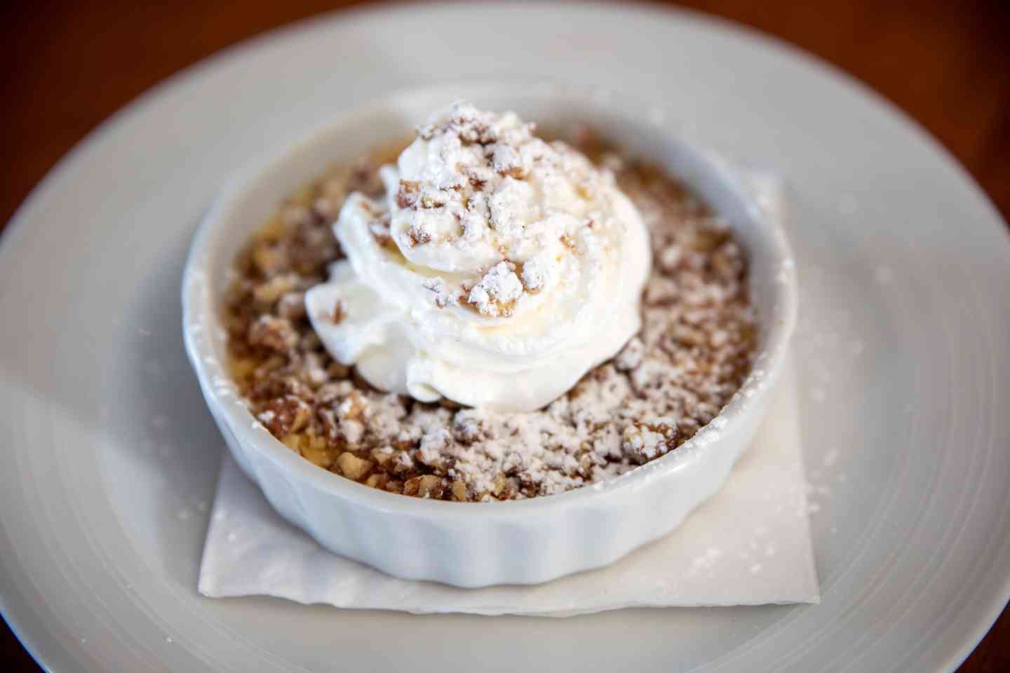 Pecan Praline Creme Brulee
