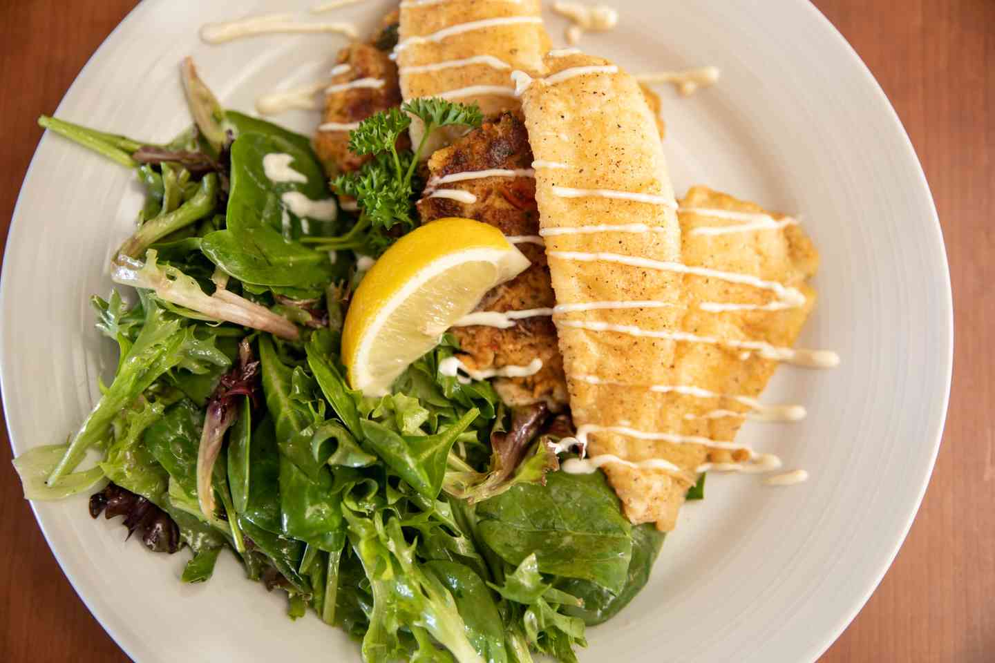 Sole & Crab Cakes