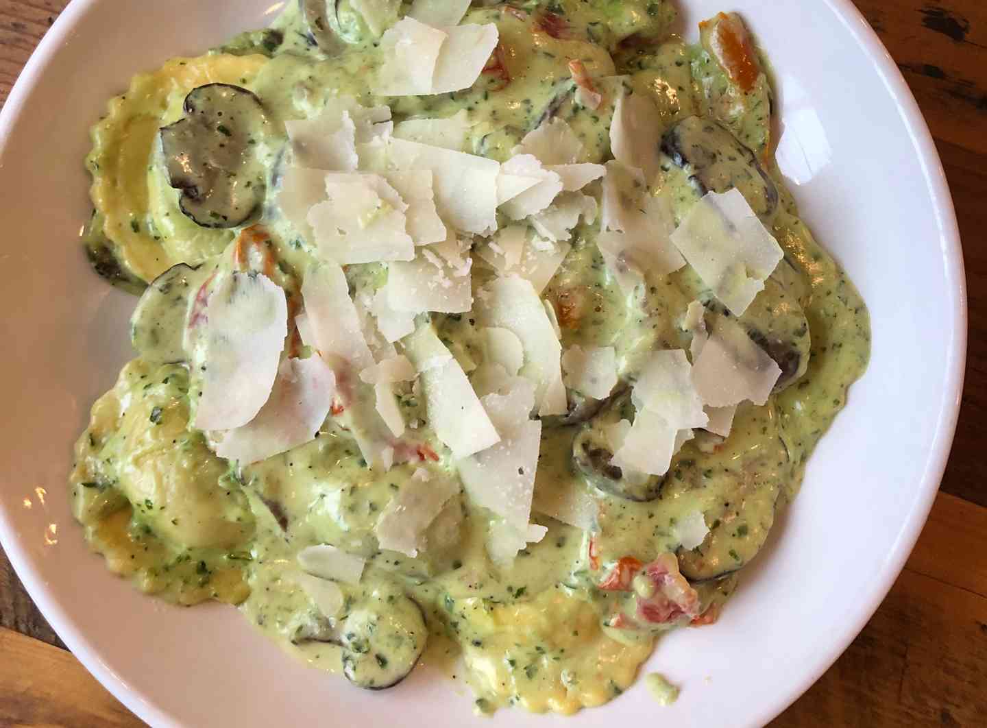 Local Spinach & Mushroom Ravioli