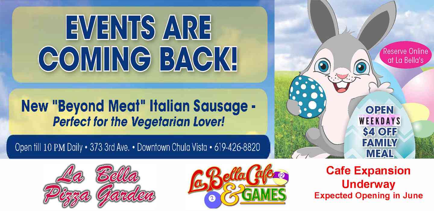 Events are Back Try our Beyond Meat Sausages & Family Meal Deal