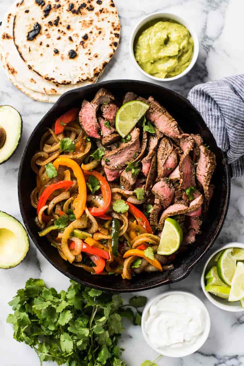 BBQ Chicken Fajitas for Two