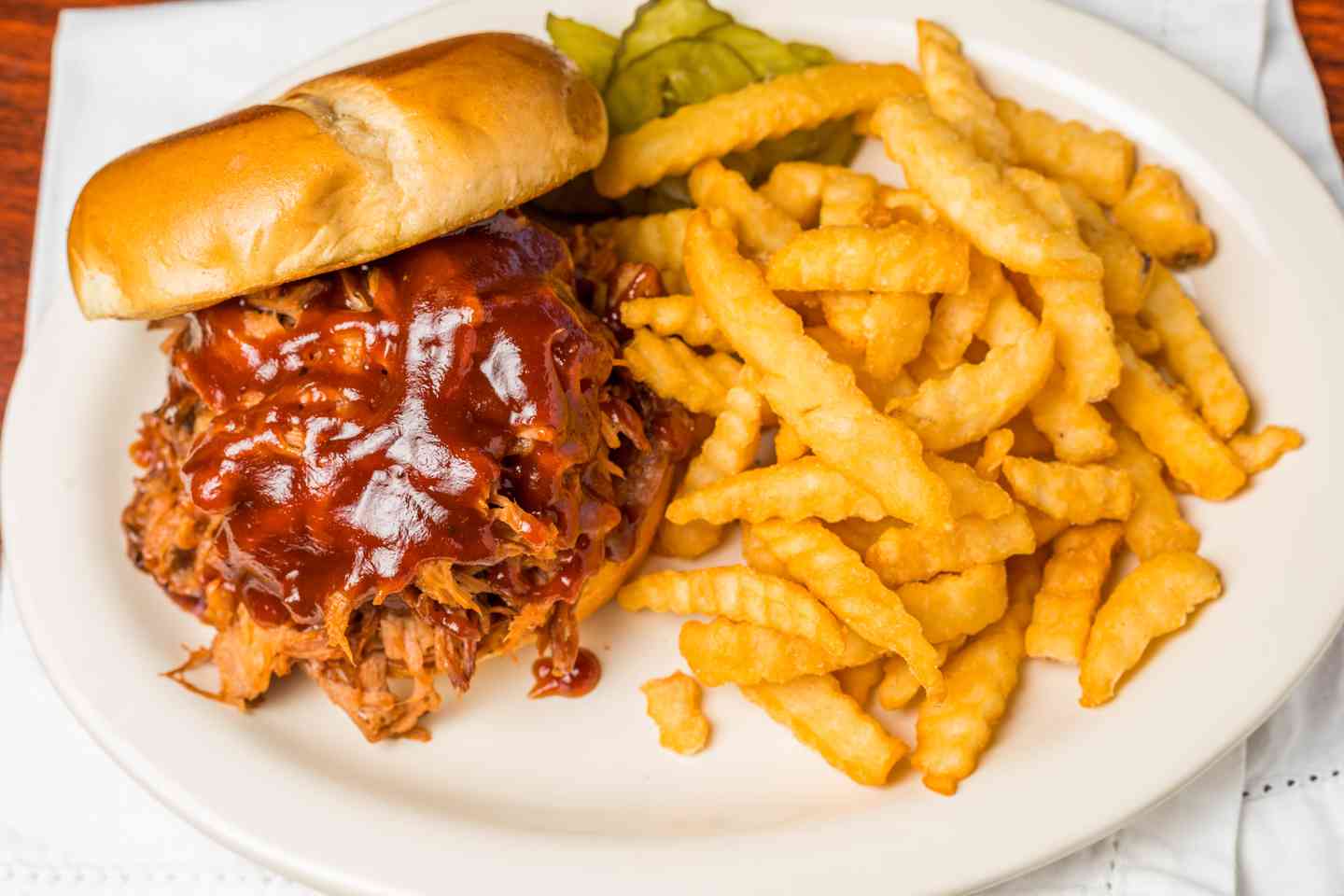 pulled pork sandwich