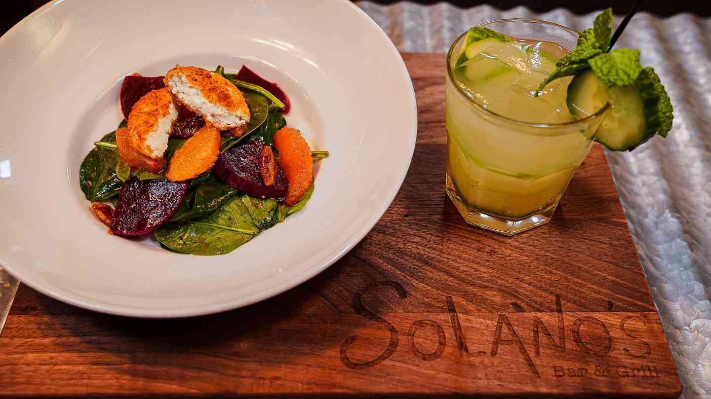 Spinach & Beet Salad