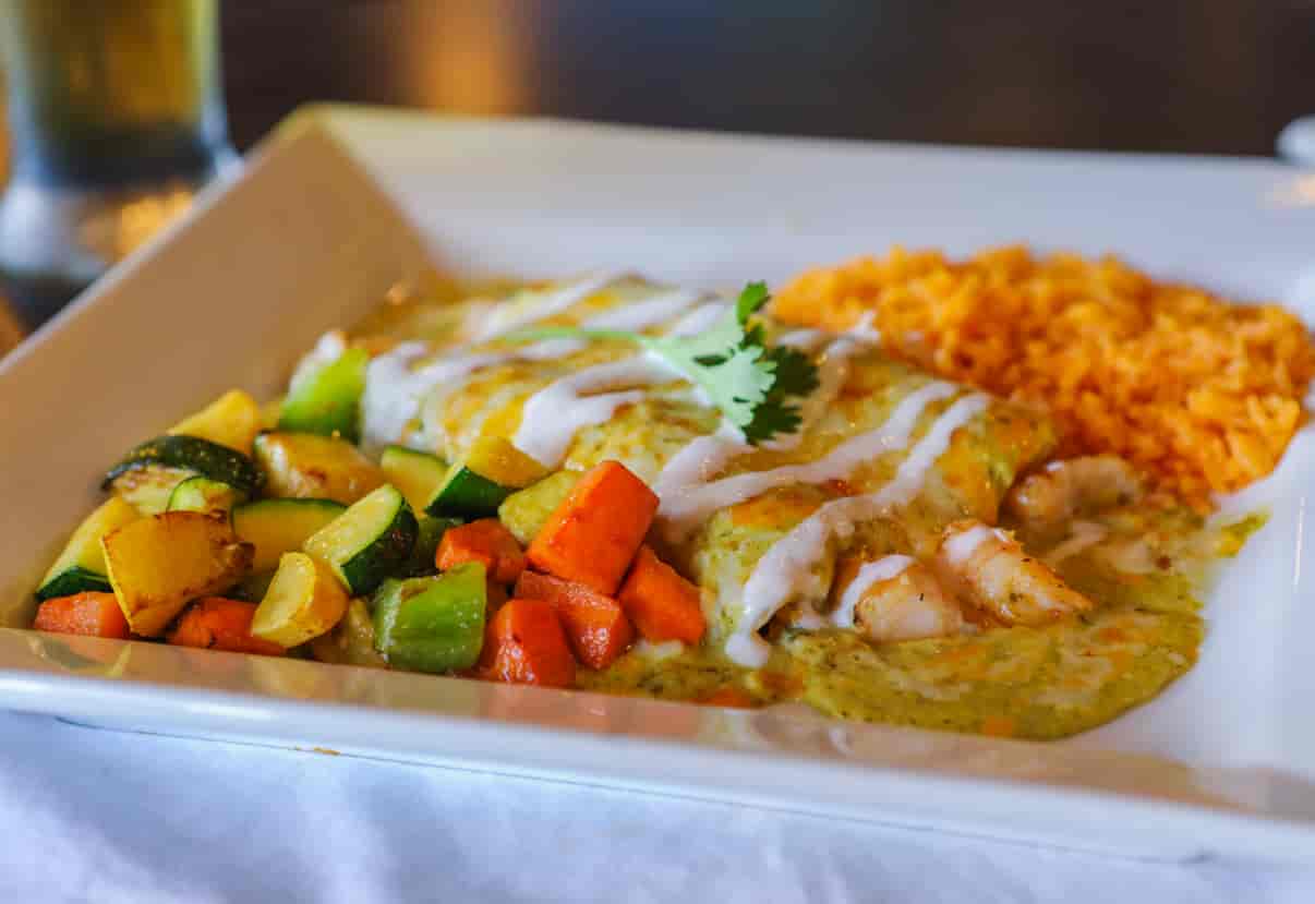 Lunch Shrimp Enchilada