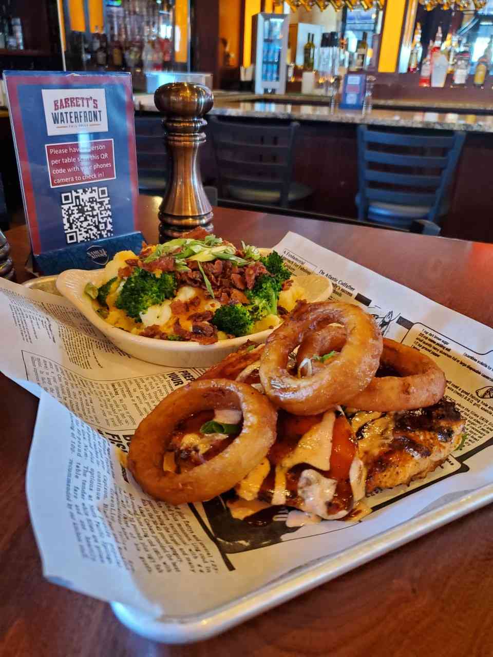 Lunch & Dinner Specials menu Barrett's Alehouse American Restaurant in MA