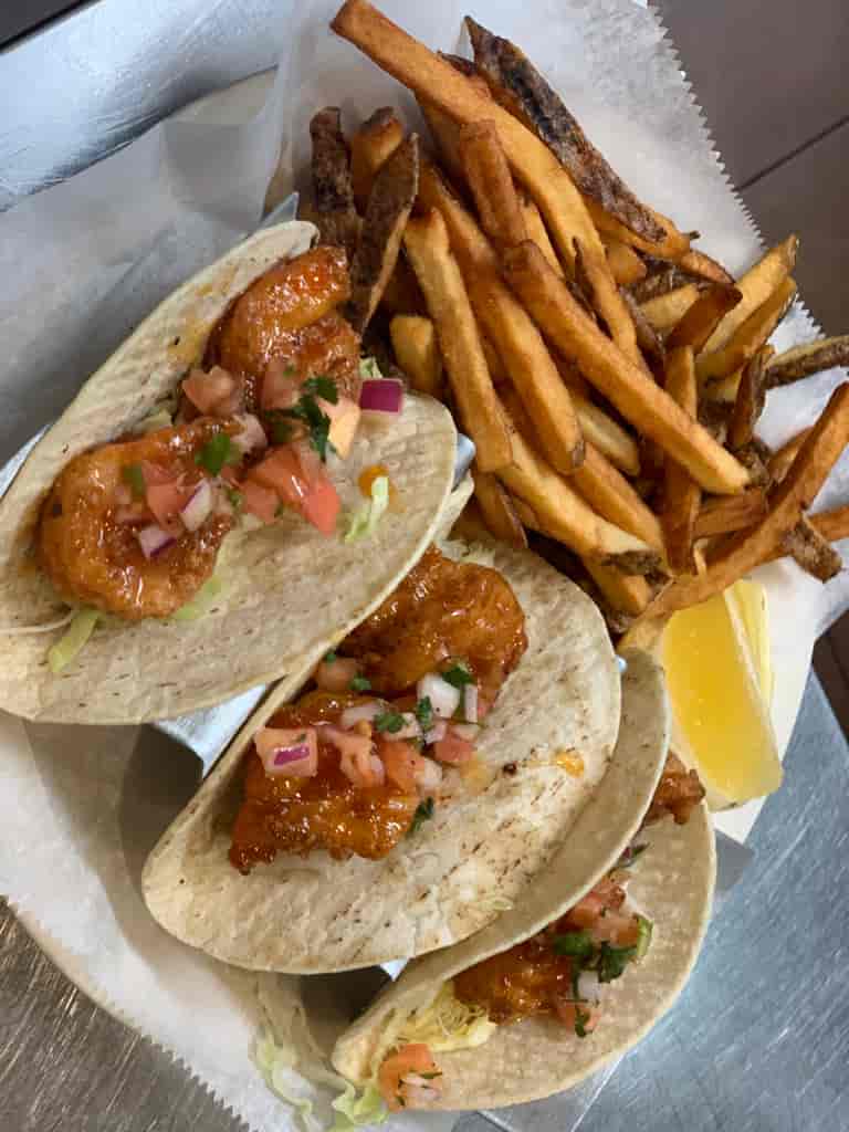 Sweet Chili Shrimp Tacos (Fridays only)