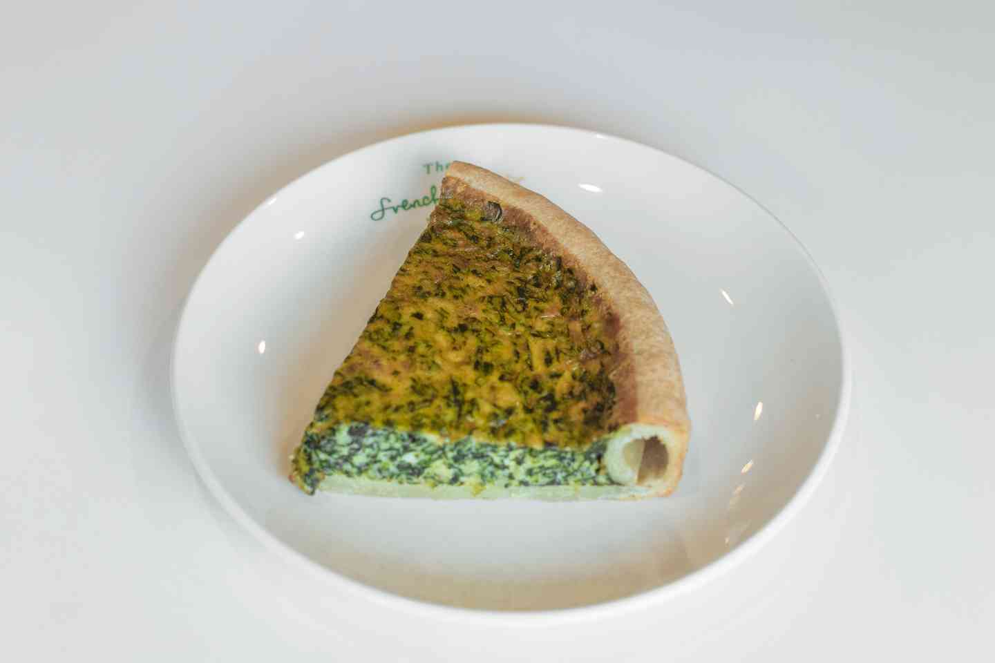 Spinach Quiche Slice