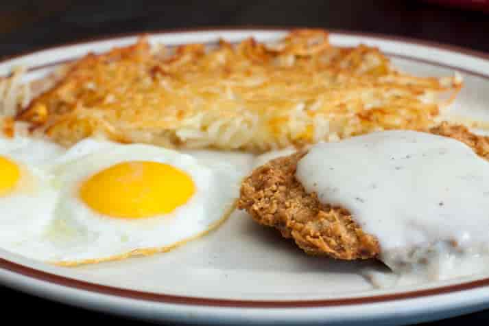 Chicken Fried Steak & Eggs