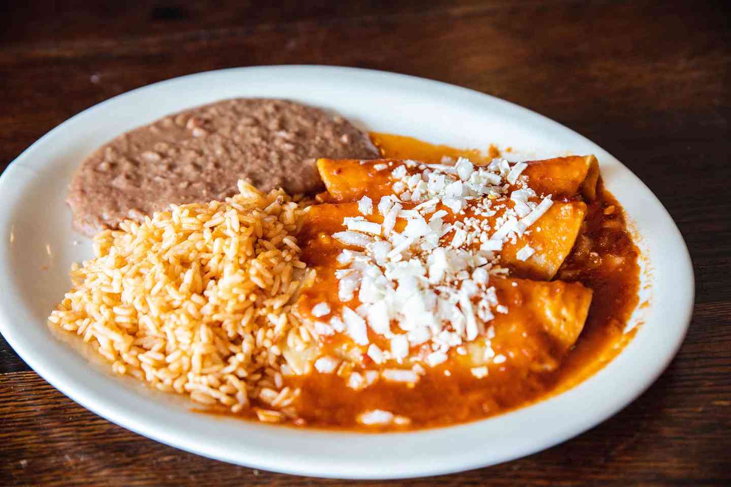 Enchiladas & Tamales menu La Veracruzana Mexican Restaurant in MA