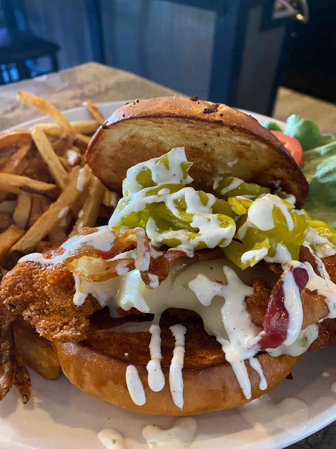 Bloomin Buffalo Sandwich
