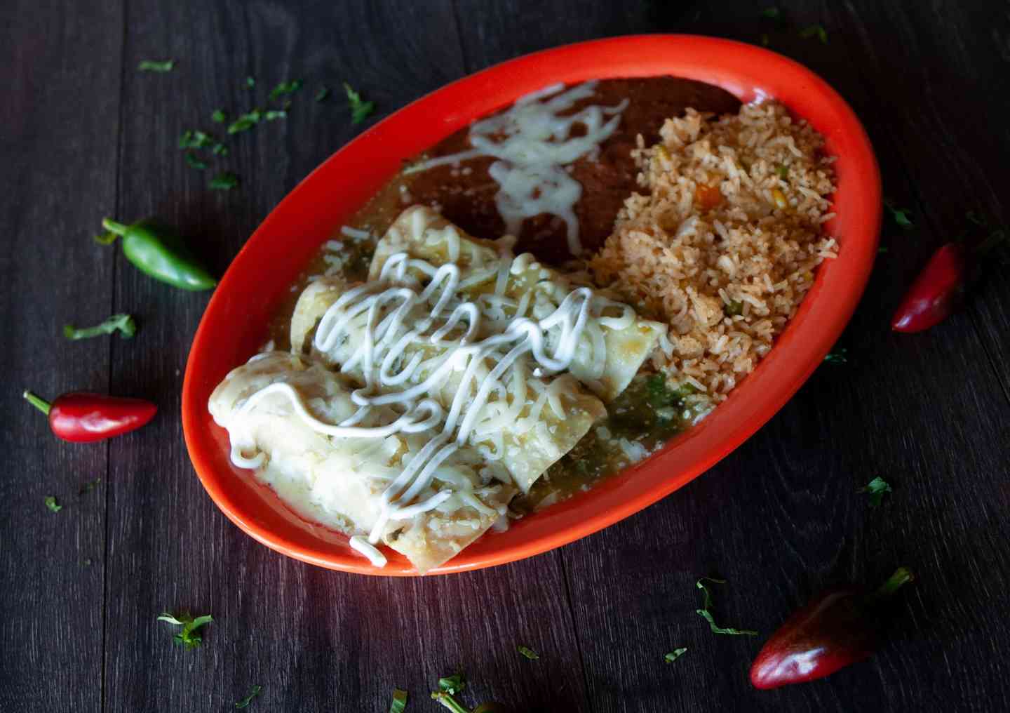 Enchiladas Verdes Suizas