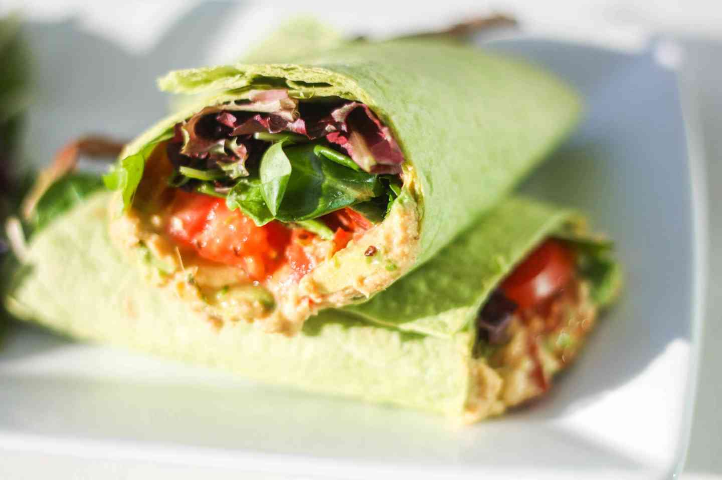 Veggie, Hummus, & Avocado Wrap