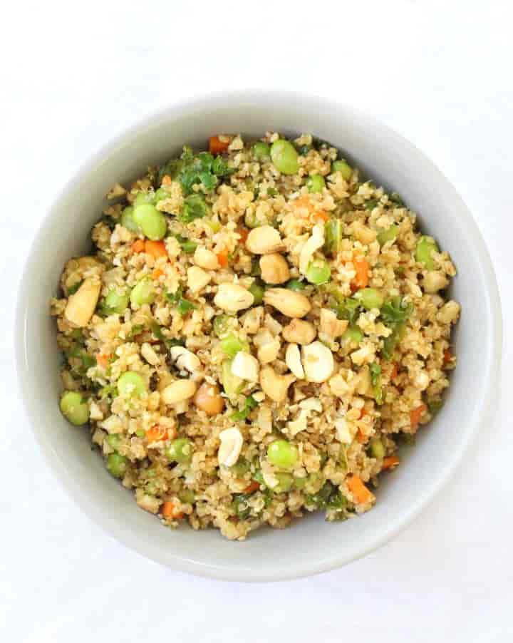 Cauliflower & Quinoa Fried Rice