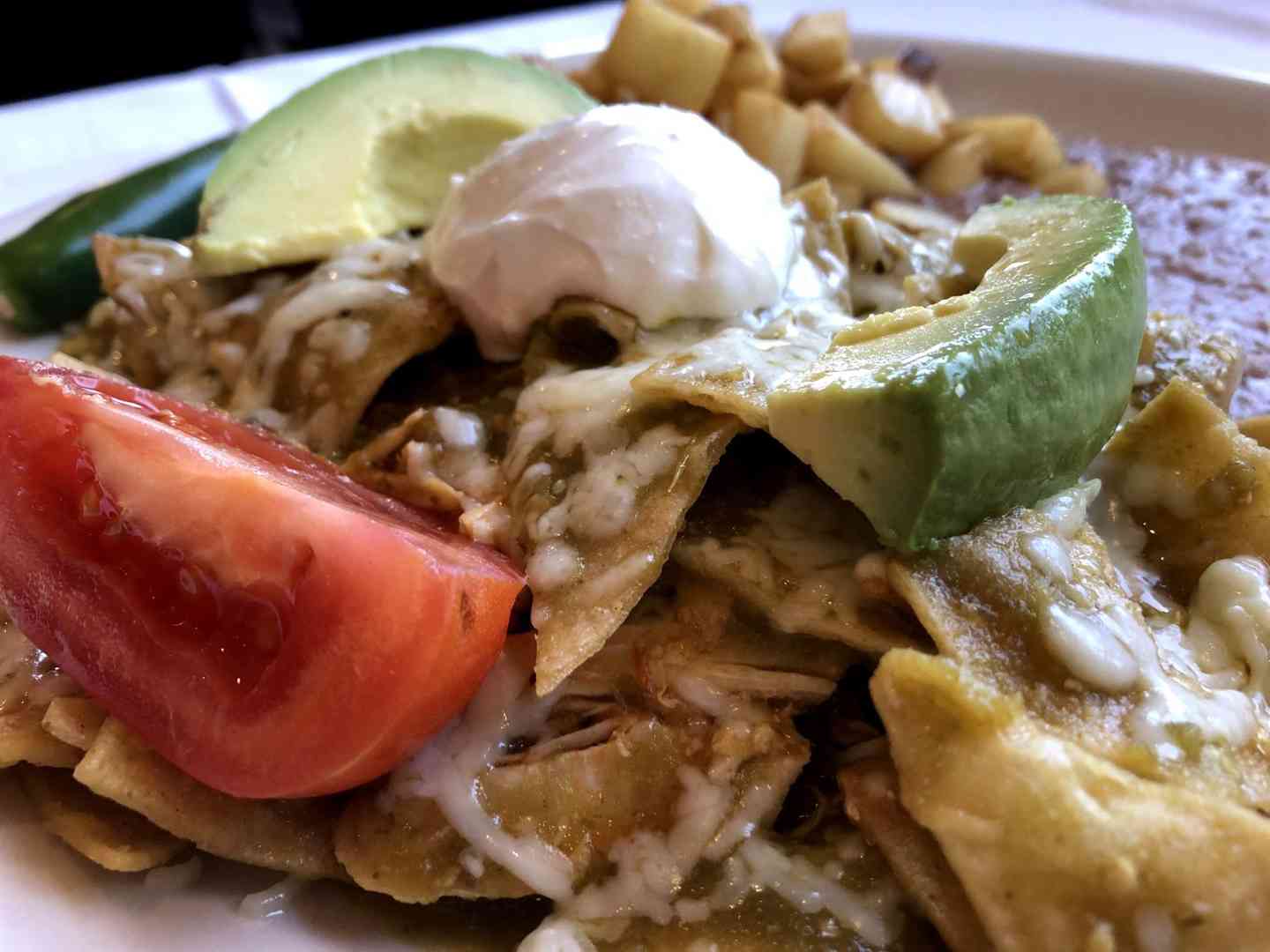 Chilaquiles con Pollo