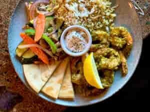 Sauteed Prawns Plate