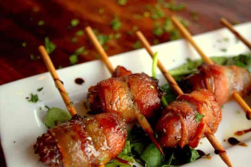 BACON WRAPPED DATES