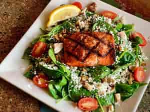 Salmon & Spinach Salad*