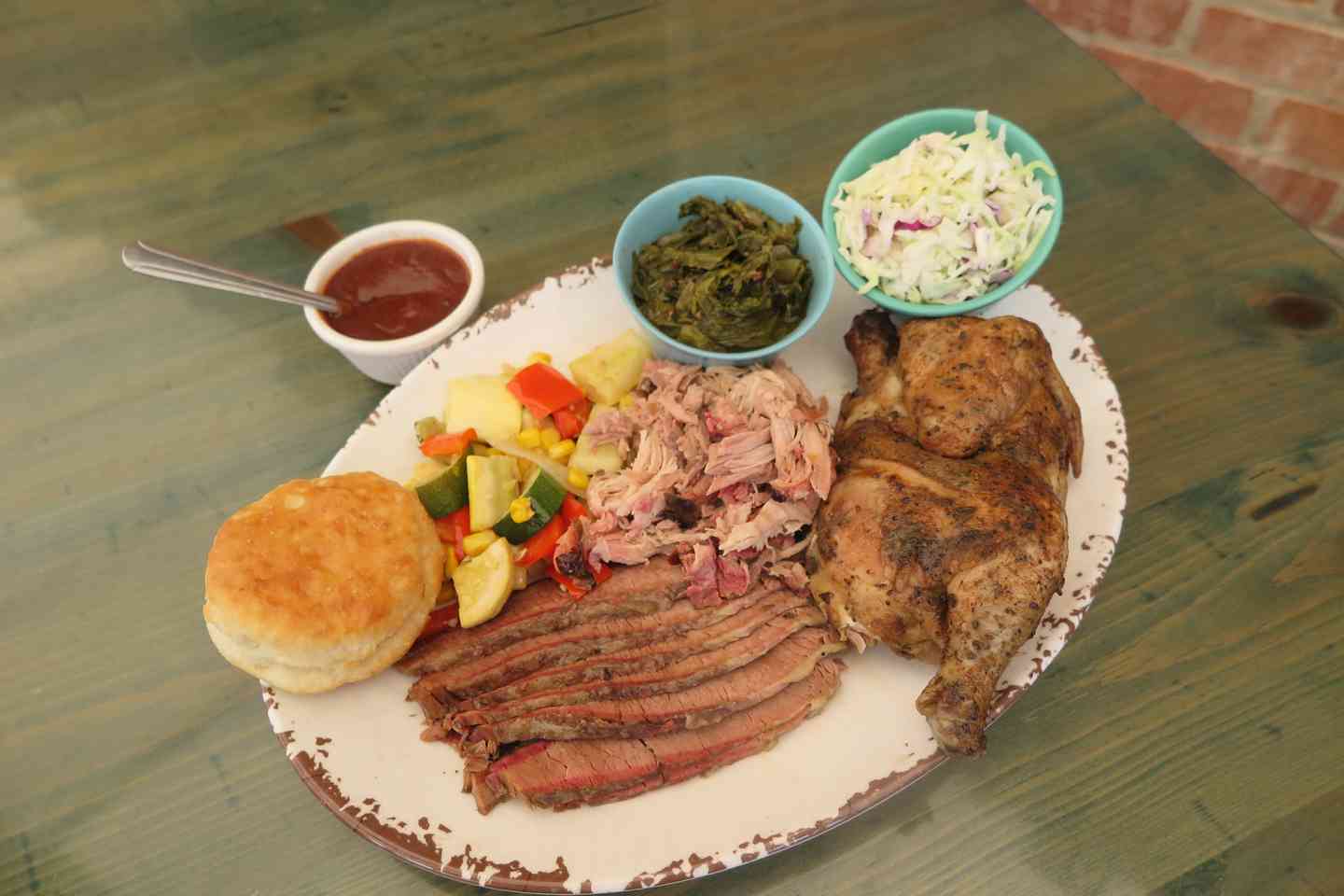 Three Meat Combo