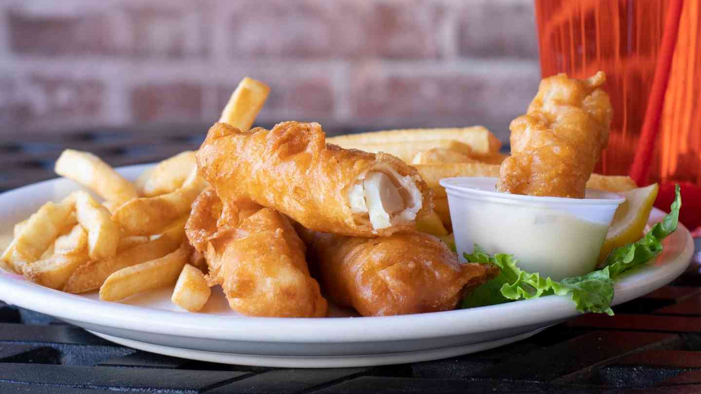 Beer Battered Cod Main Menu Saddle Sore Saloon Restaurant in