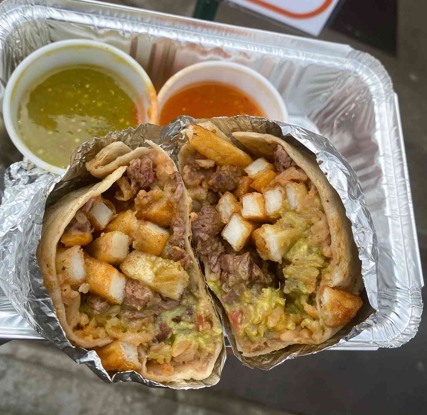 Los Dos Cali Burrito