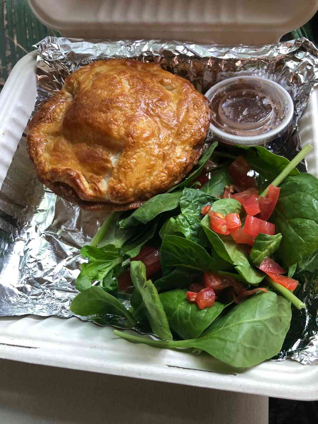 Pepper Steak, Mushroom and Cheese Meat Pie