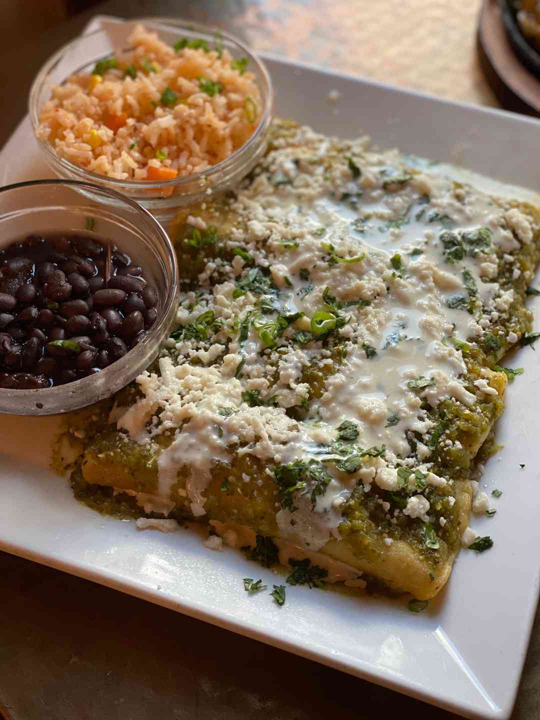 Enchiladas Verdes