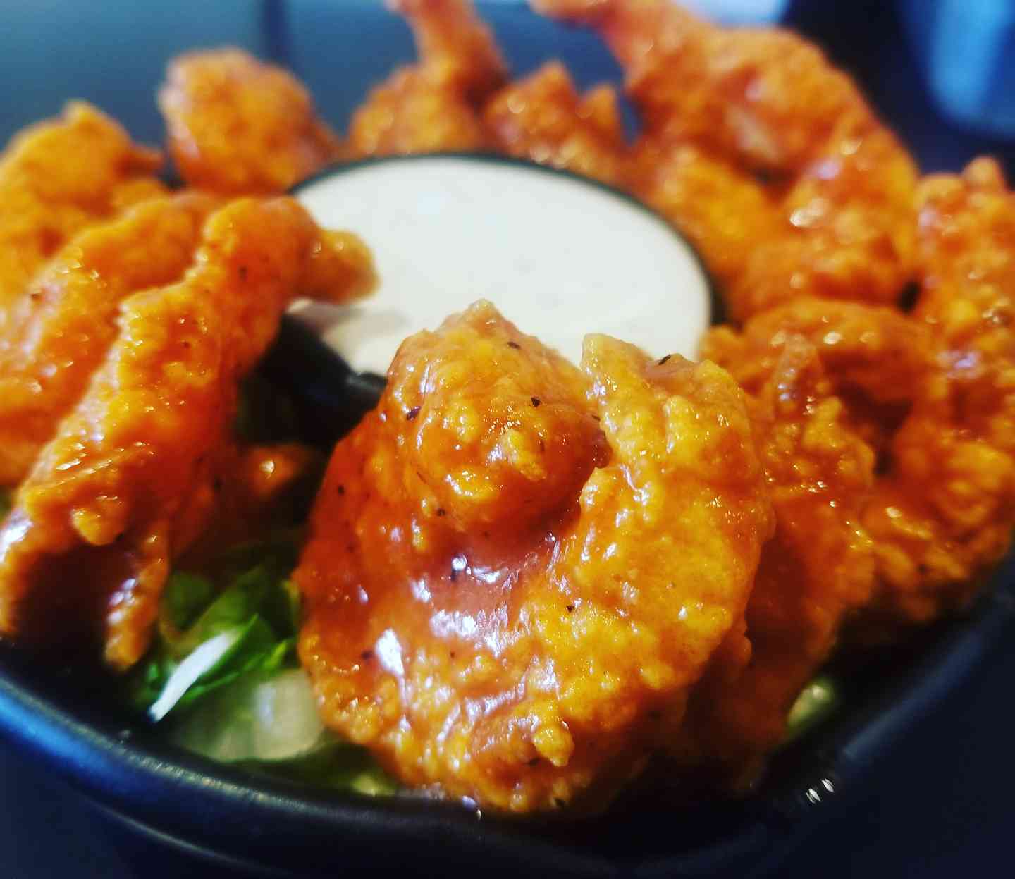 Buffalo Popcorn Shrimp