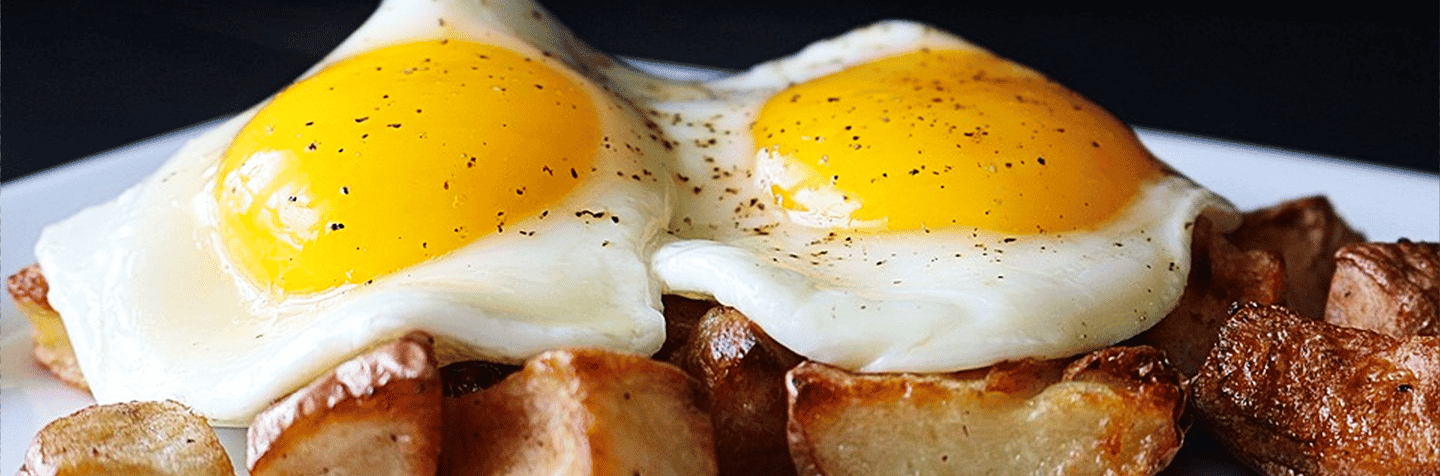 eggs on hashbrowns