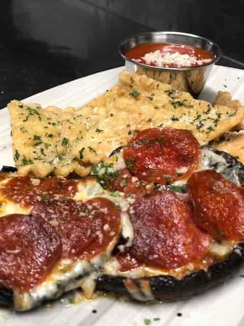 Portabella Mushroom Pizza Caps