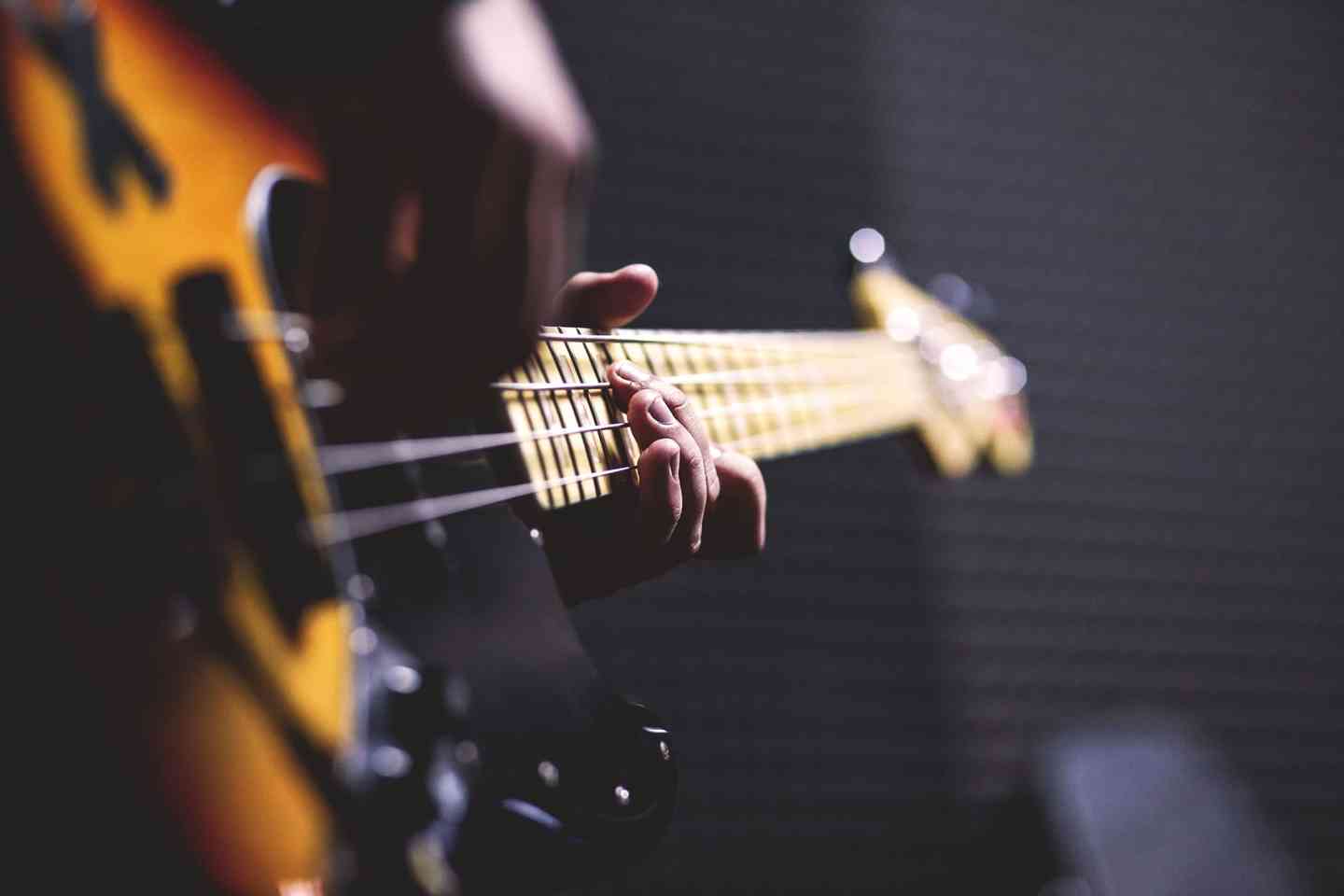 guitar playing