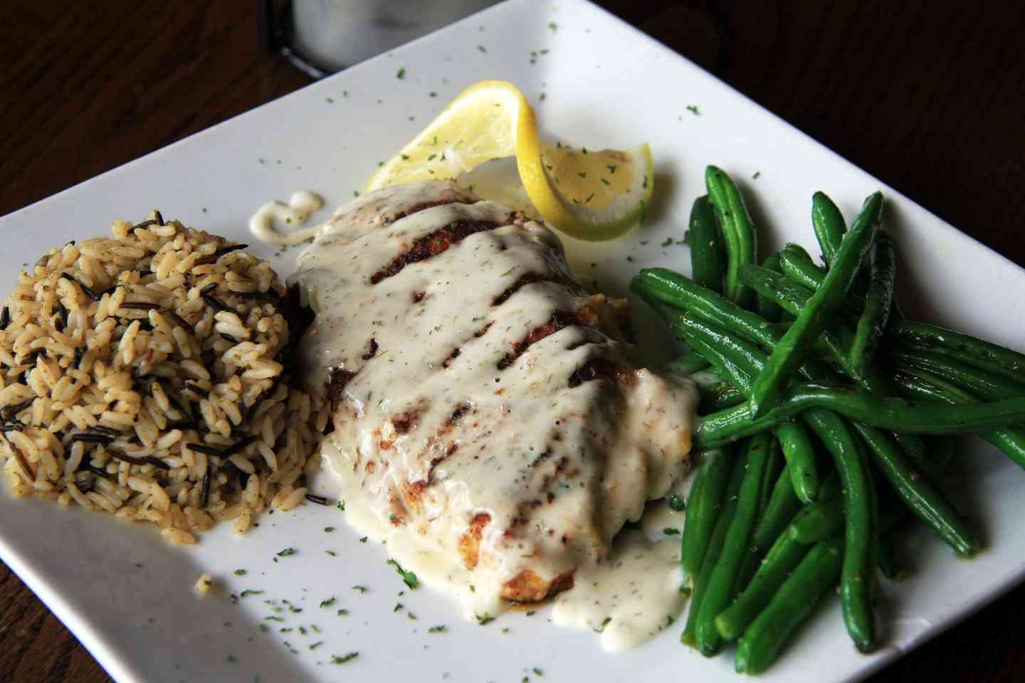 Parmesan Encrusted Pacific Cod with a Lemon Dill Beurre Blanc Sauce