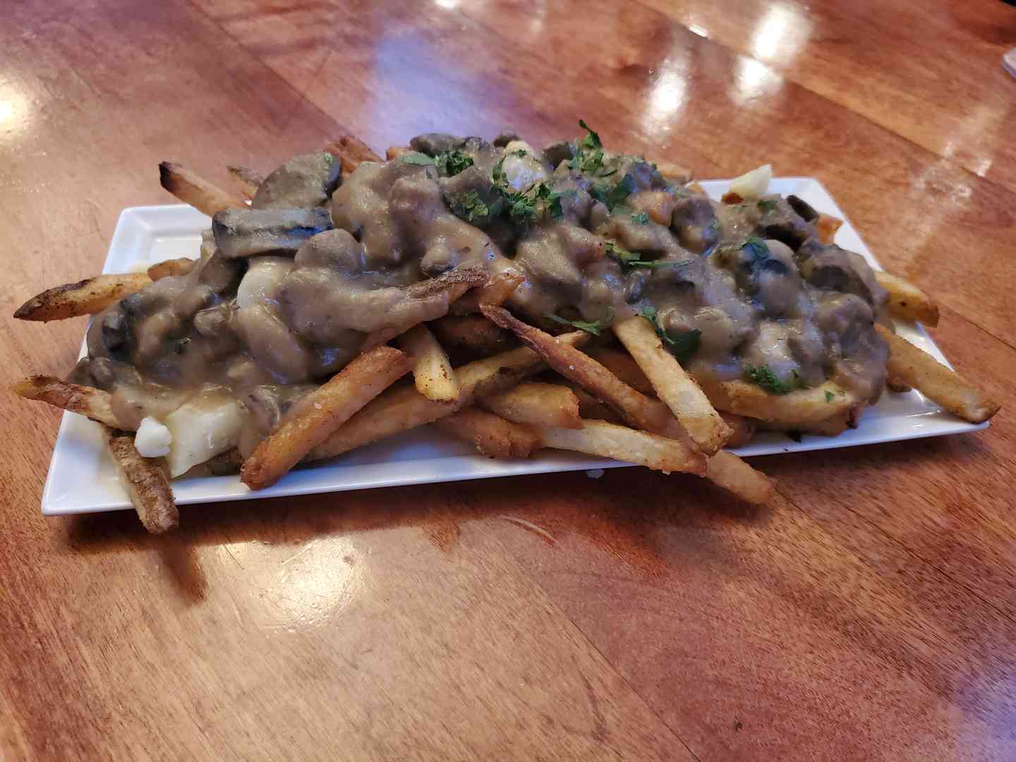 Mushroom Gravy Poutine