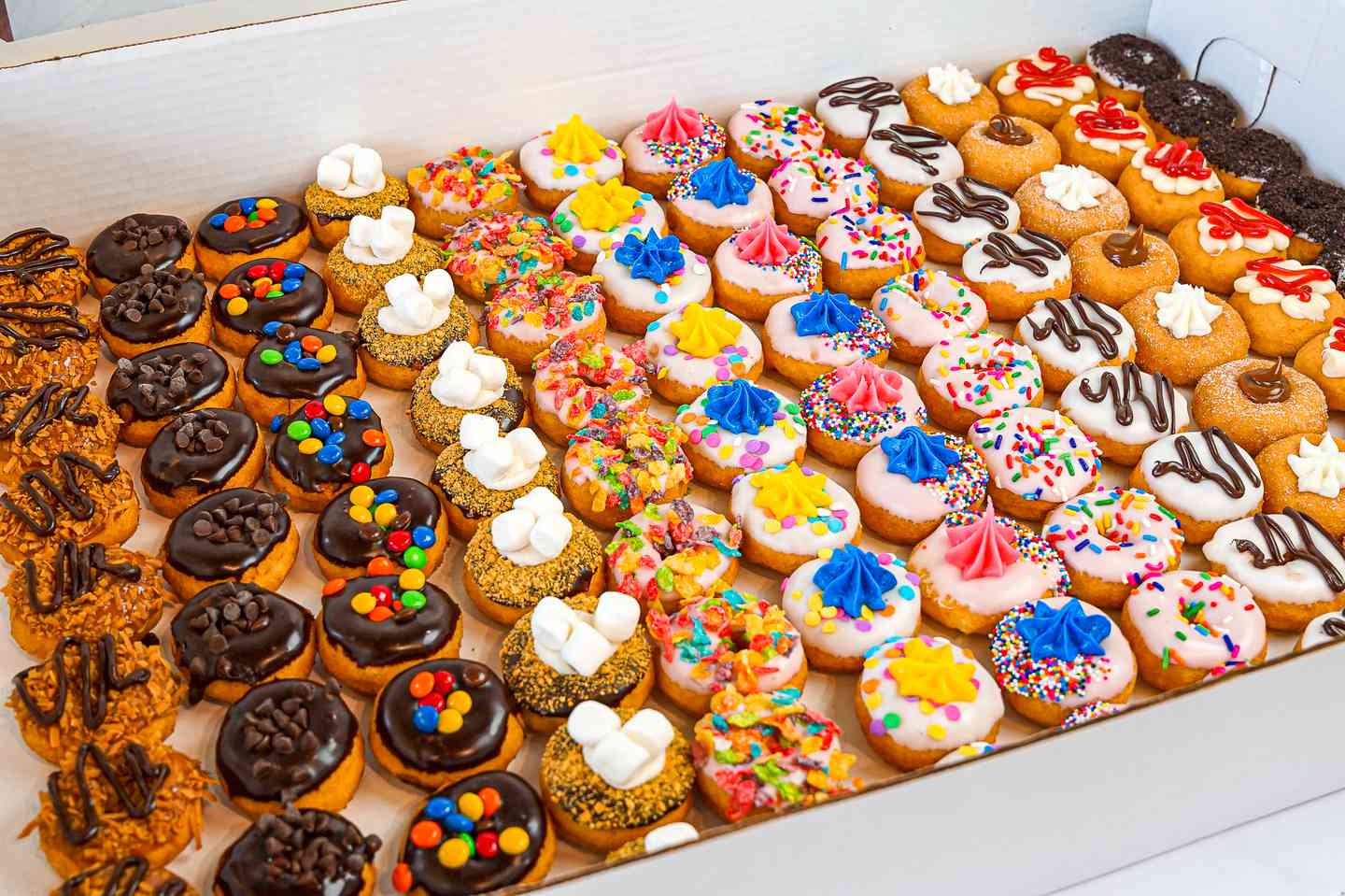 mini donut spread