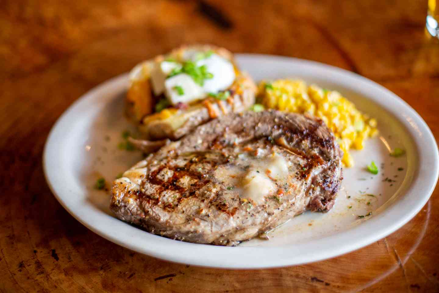 Grilled Rib Eye Steak*