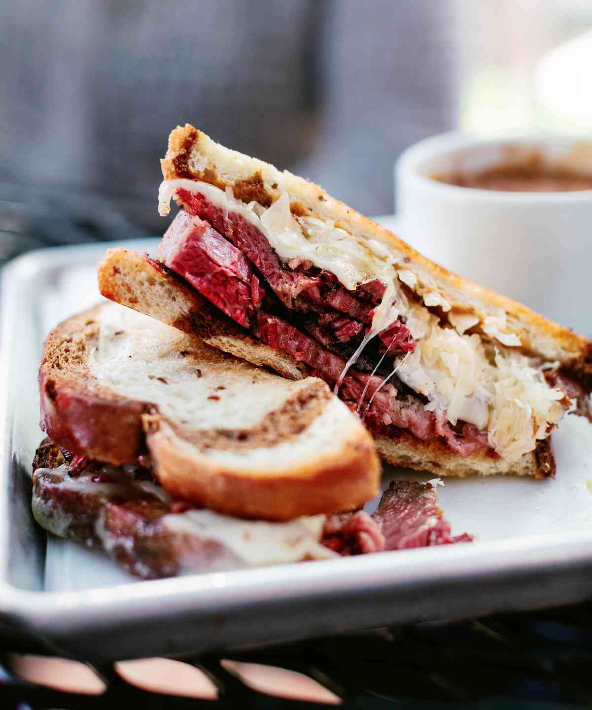 SMOKED CORNED BEEF REUBEN